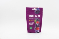 Конфеты Sweet&Go с клюквой в черничной глазури (Россия) 80г
